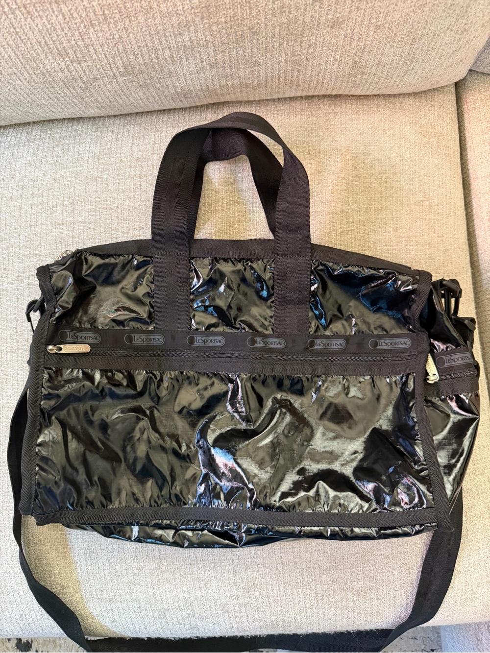 LeSportSac Medium Deluxe Weekender Black
